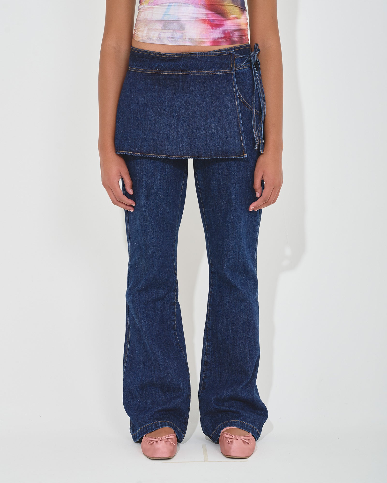 Moorlands Bootcut Wrap Jeans